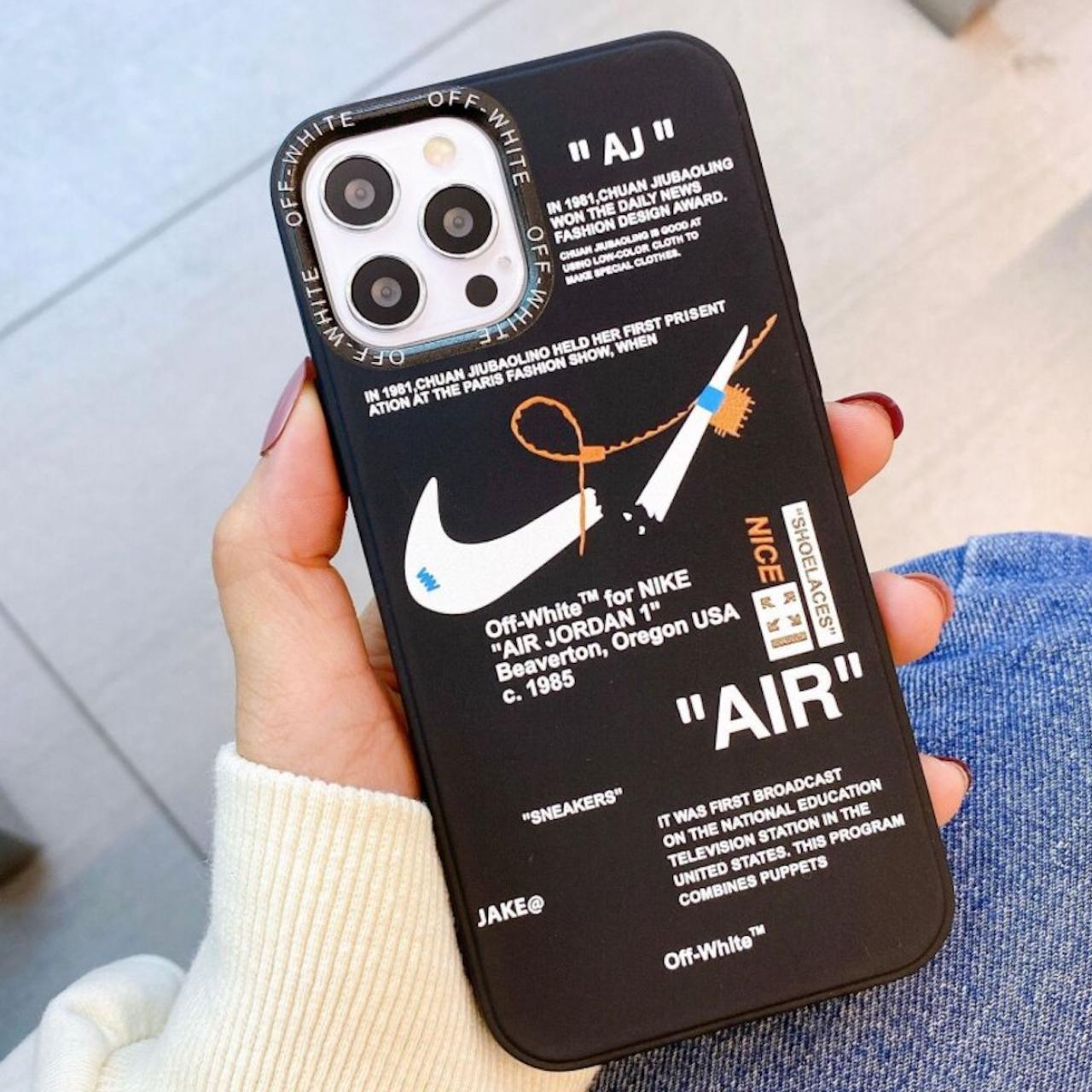 Nike Off White iPhone 14 15 Plus Case - Matt... - Depop