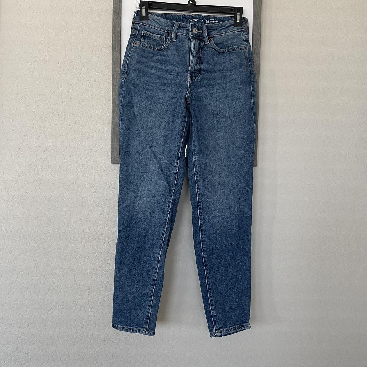 Navy Blue Mom Jeans