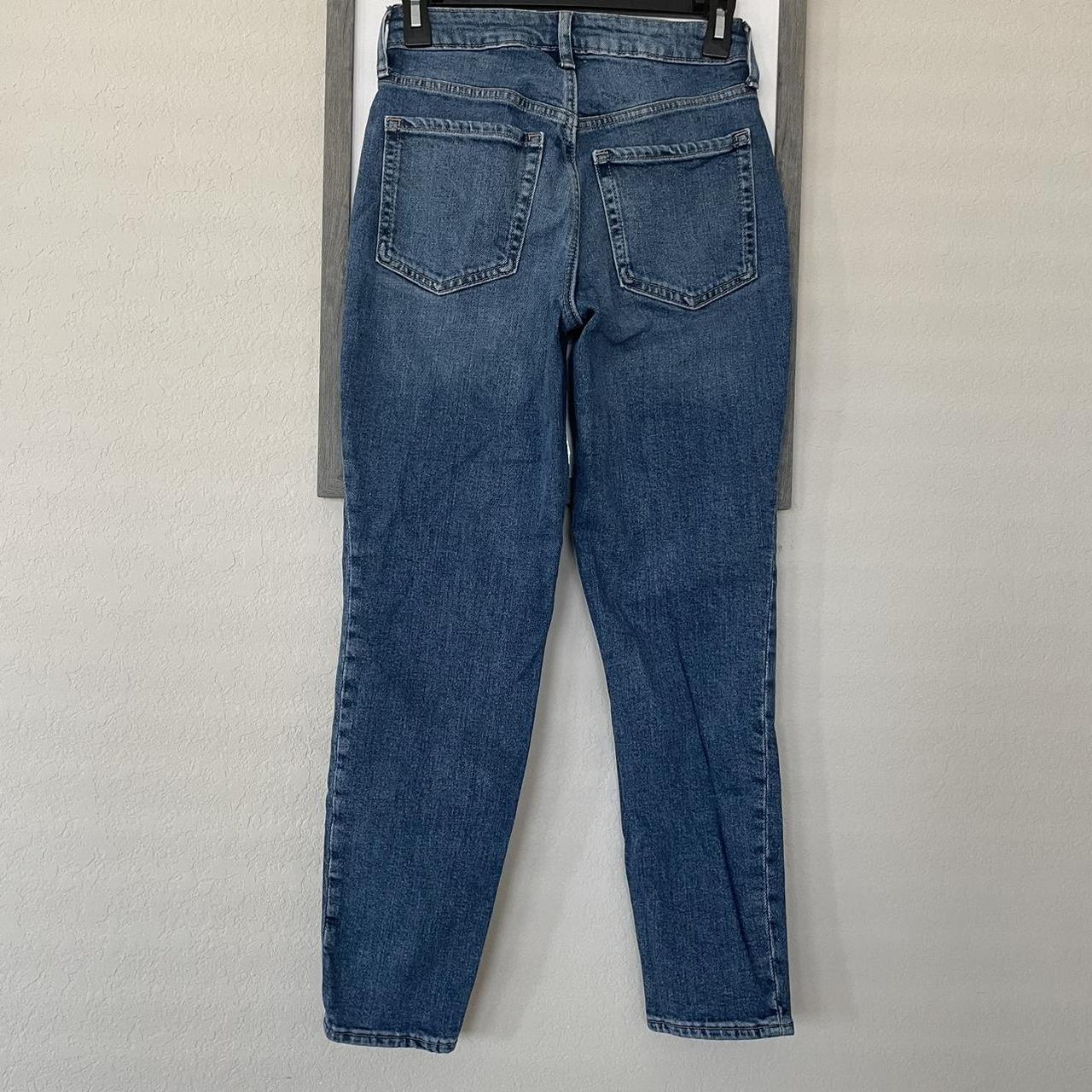 Women’s High Rise Straight Jeans. No Signs Of Stains... - Depop