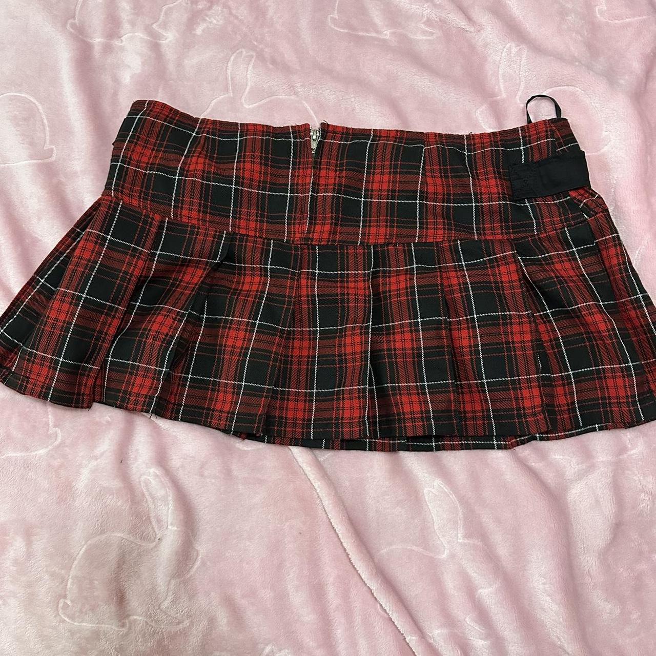 🖤tripp Nyc Red Plaid Mini Skirt🖤 The Cutest Tripp Depop 1475