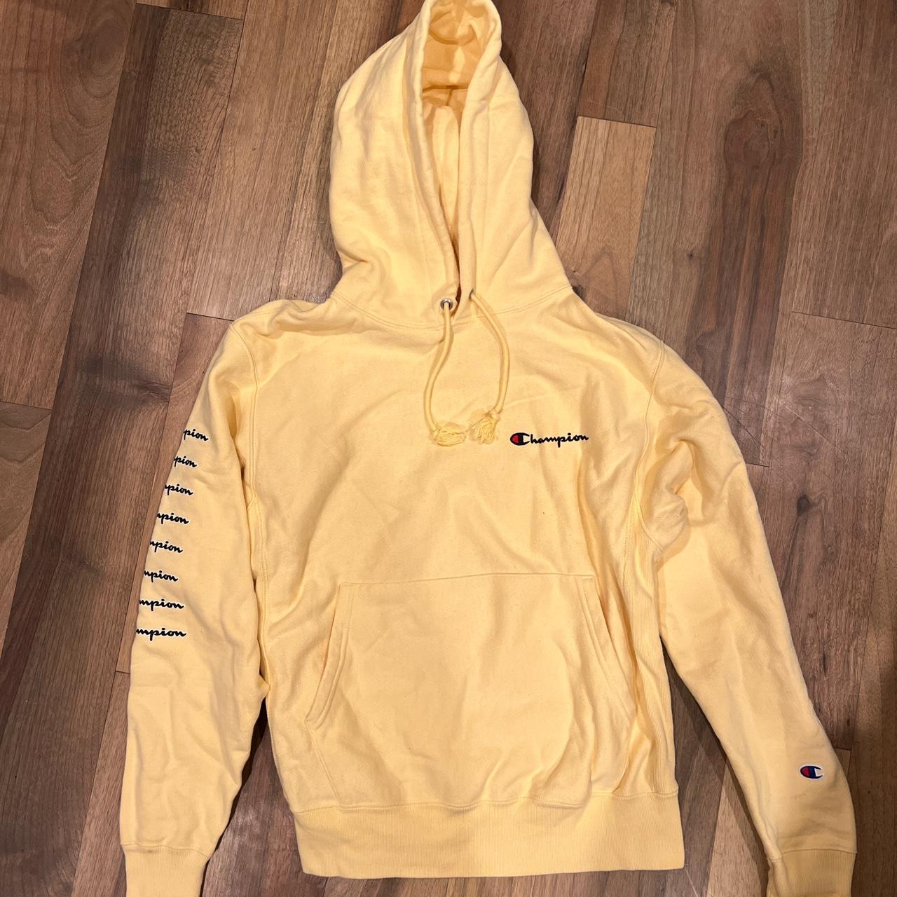 Light yellow clearance women's champion hoodie