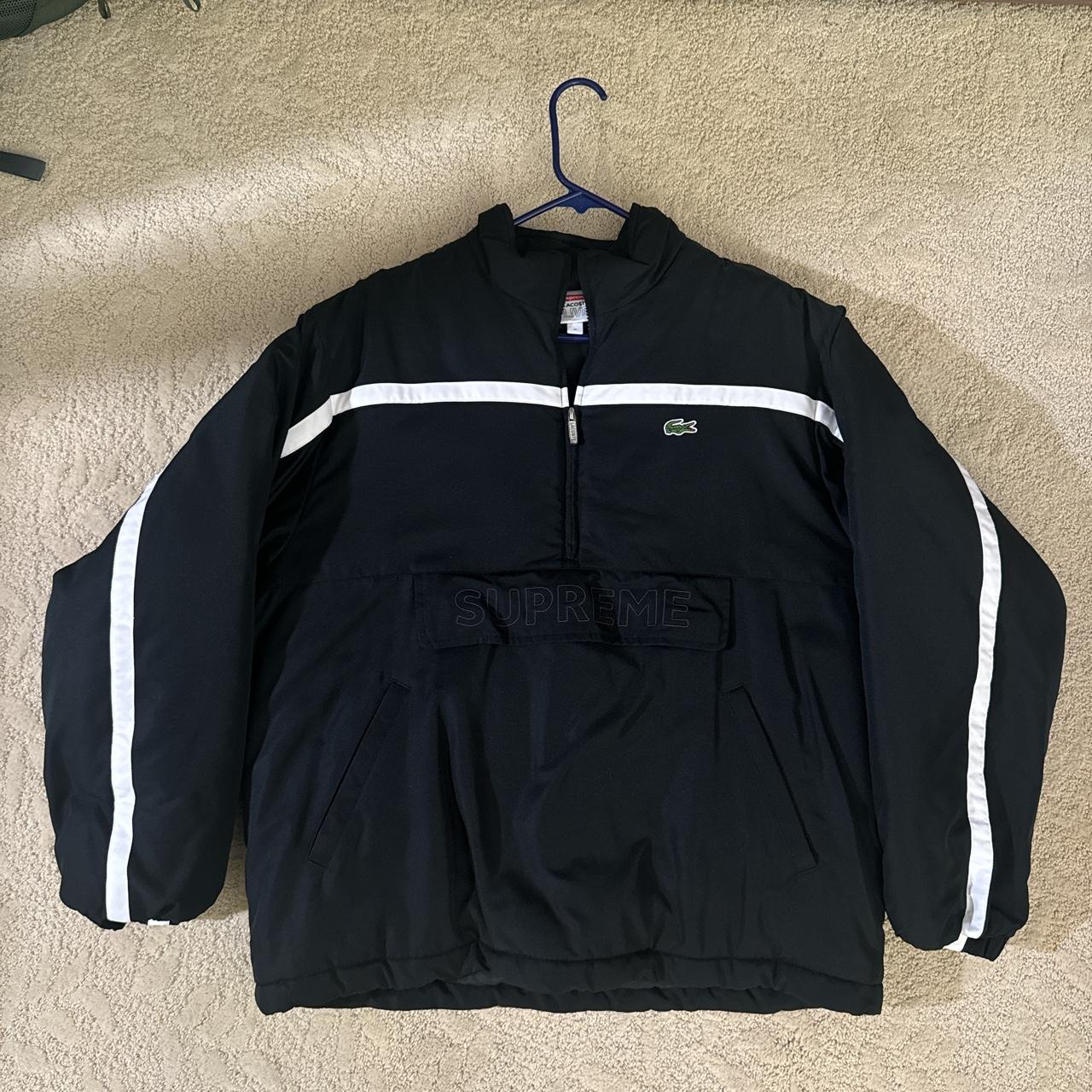 Supreme lacoste best sale puffer jacket