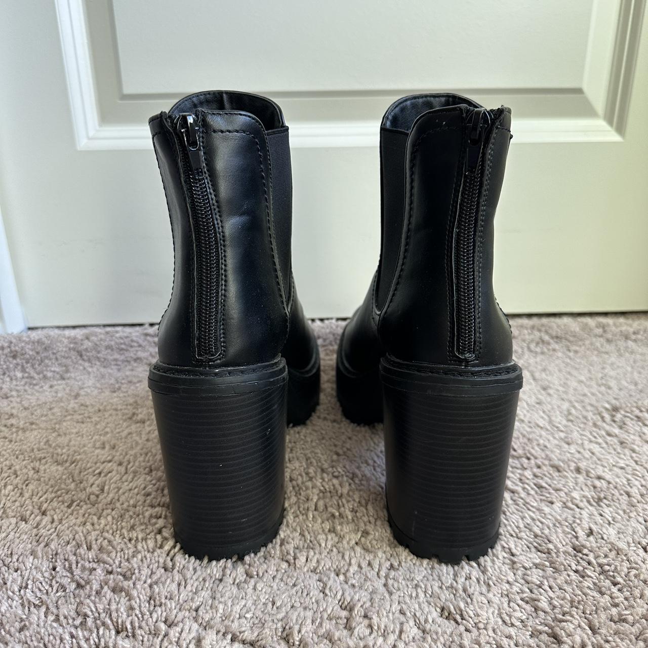 madden girl black ankle boots