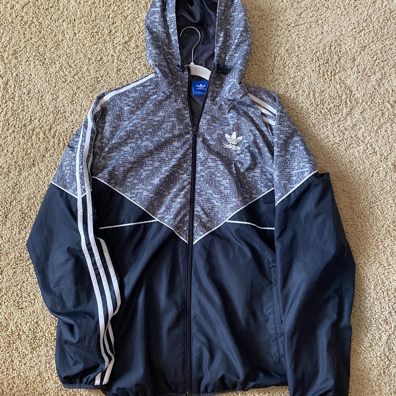 Adidas Originals Windbreaker Really cool graphics on... - Depop