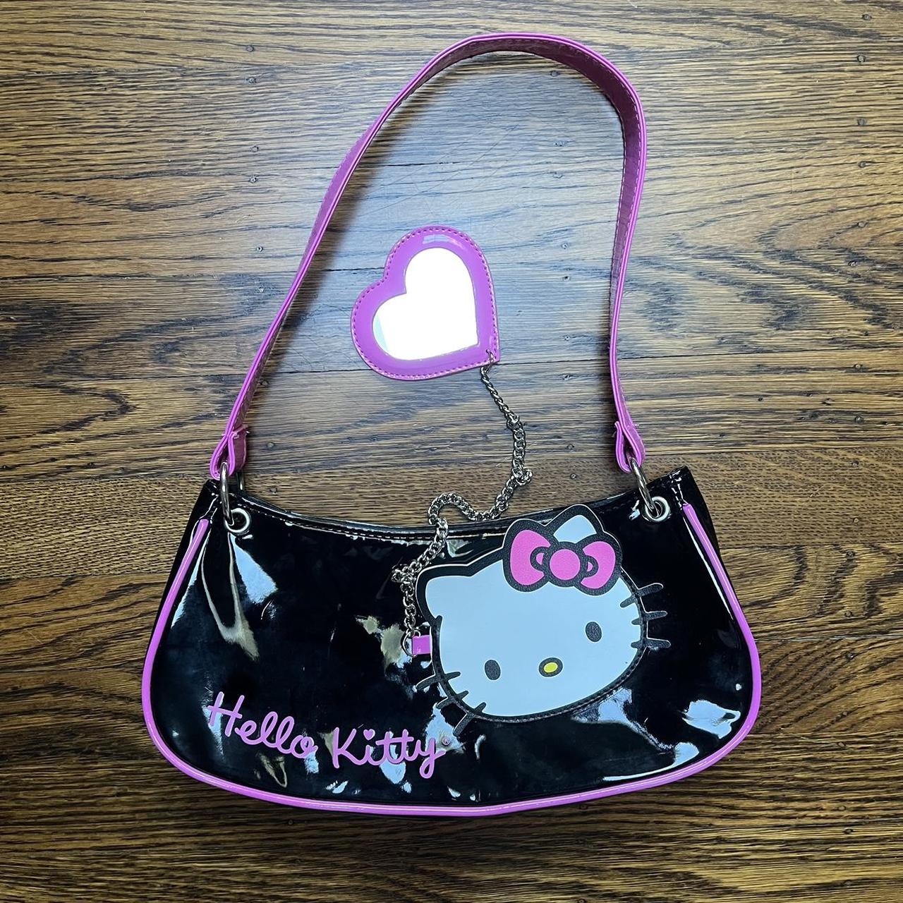 VINTAGE SANRIO HELLO KITTY VINYL PURSE BAG POCKETBOOK