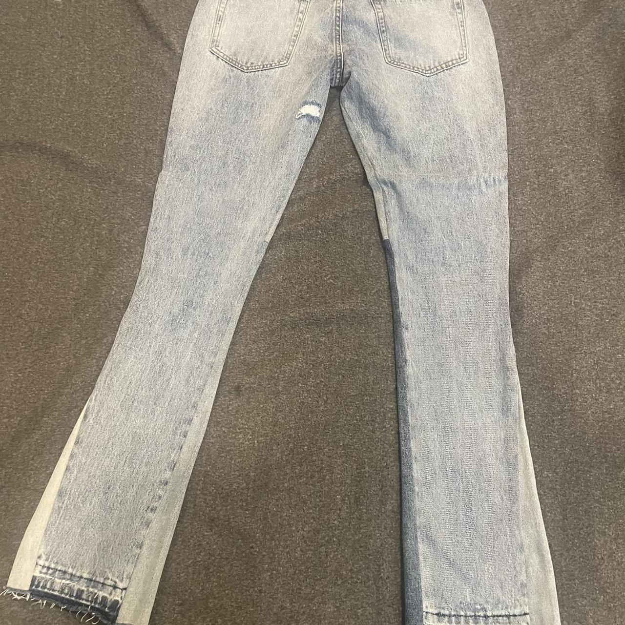 MNML Flare Leg Denim Size 30. Never worn #mnml #new... - Depop