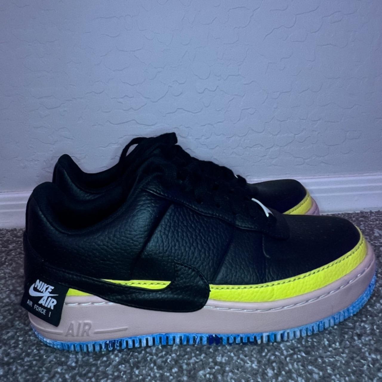 Air force 1 jester black sonic yellow best sale