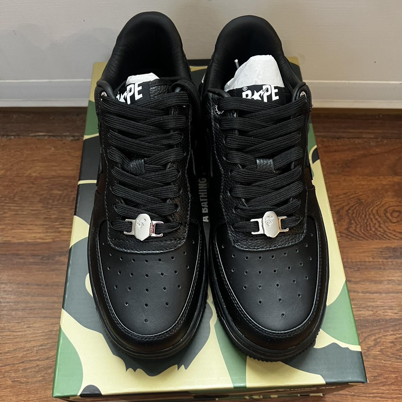 Triple Black Bapesta worn 2x (accepts offers) - Depop