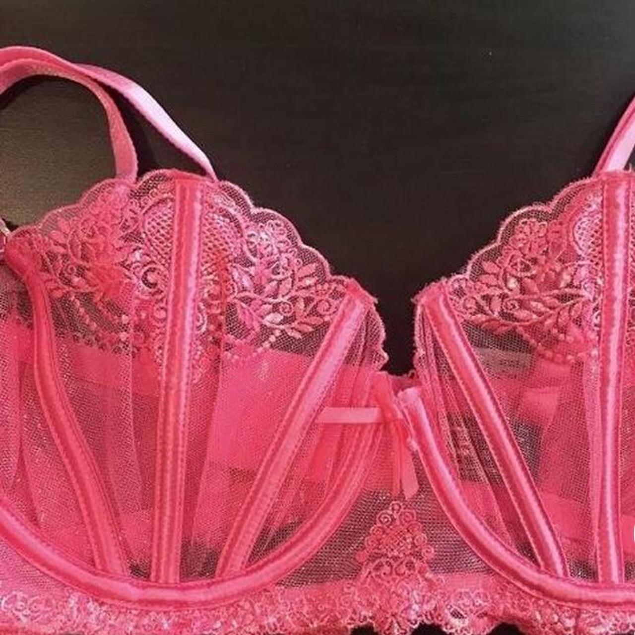 Honey Birdette Natalie Pink Bra 📏 10DD Bra 🎀 BNWT:... - Depop