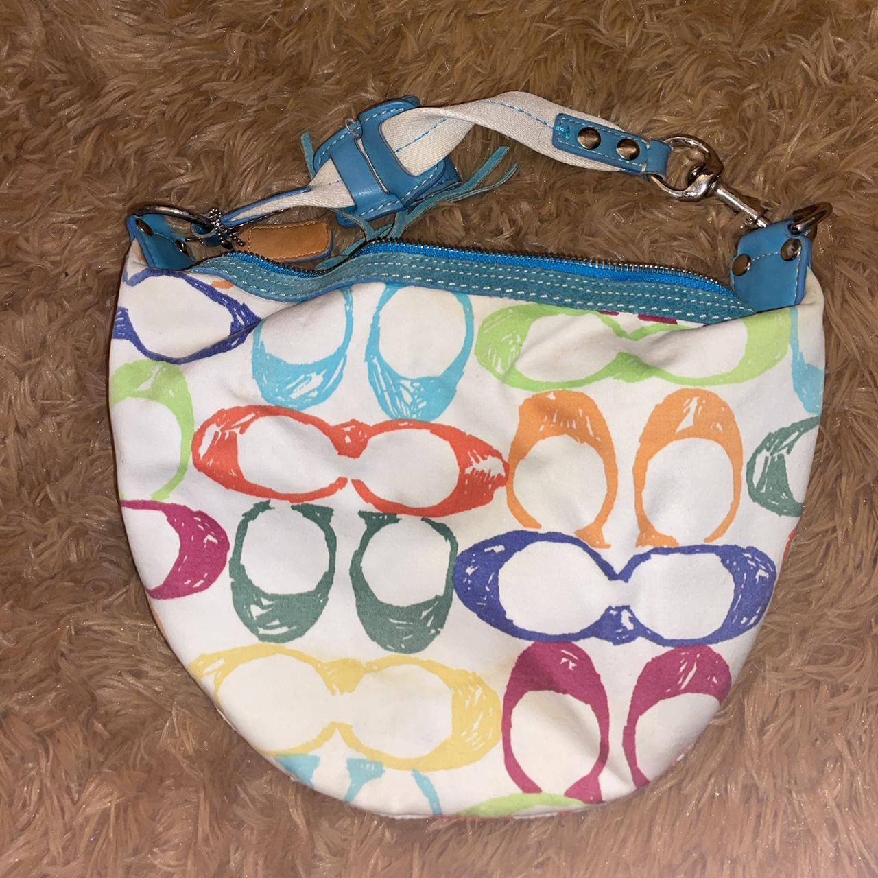 Rainbow coach purse deals