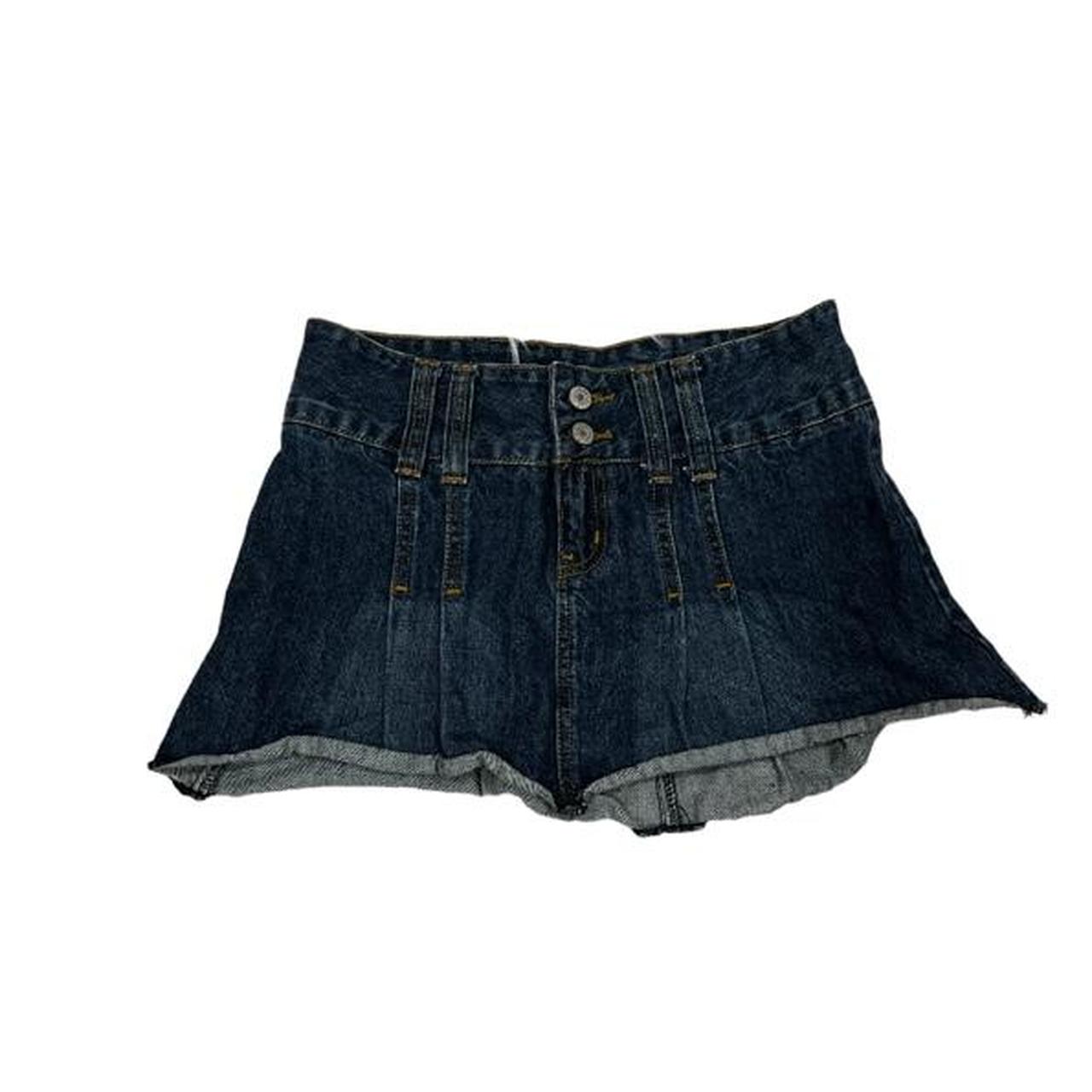 vintage Abercrombie mini jean skirt Size:... - Depop