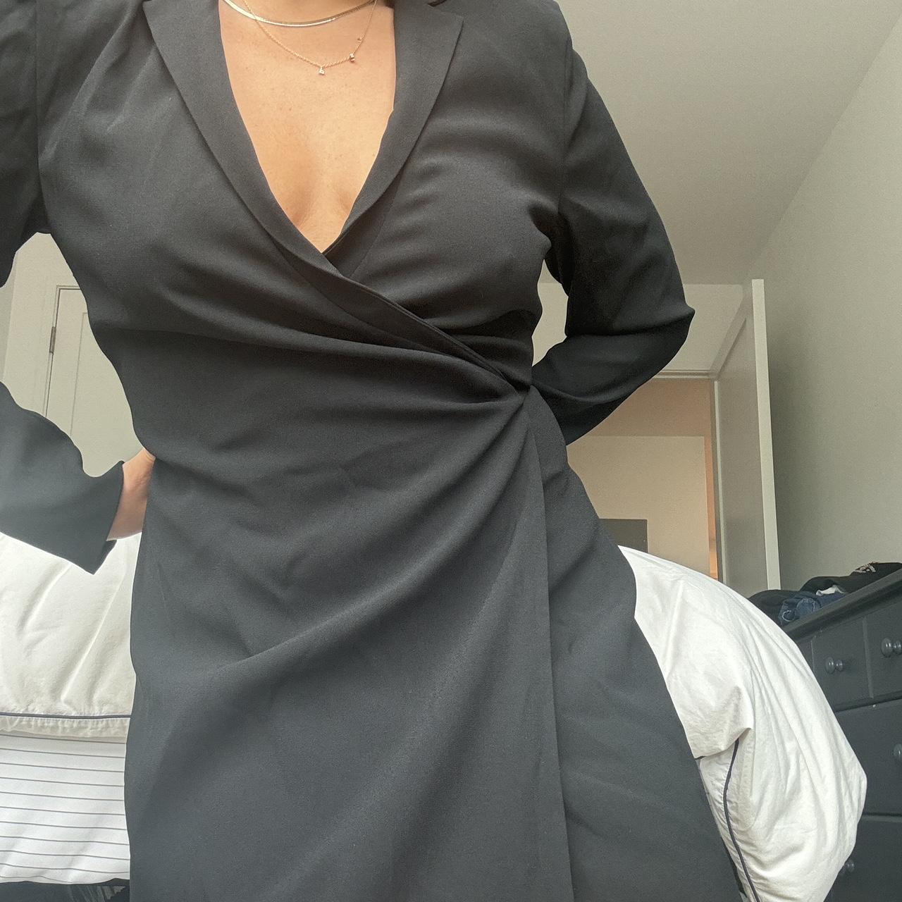 Aritzia Babaton buying Black Blazer Wrap Dress