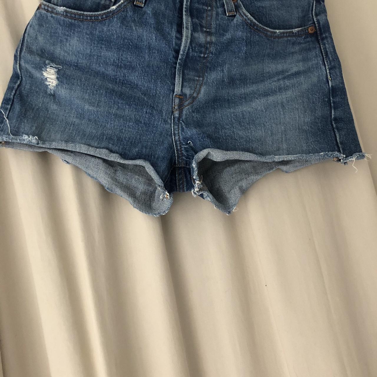 John Lewis Women's Blue Shorts Depop