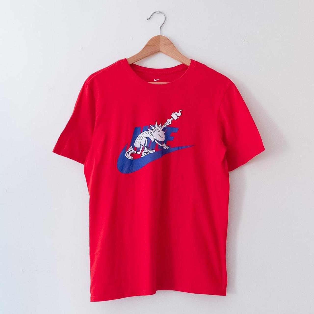 statue of liberty nike shirt