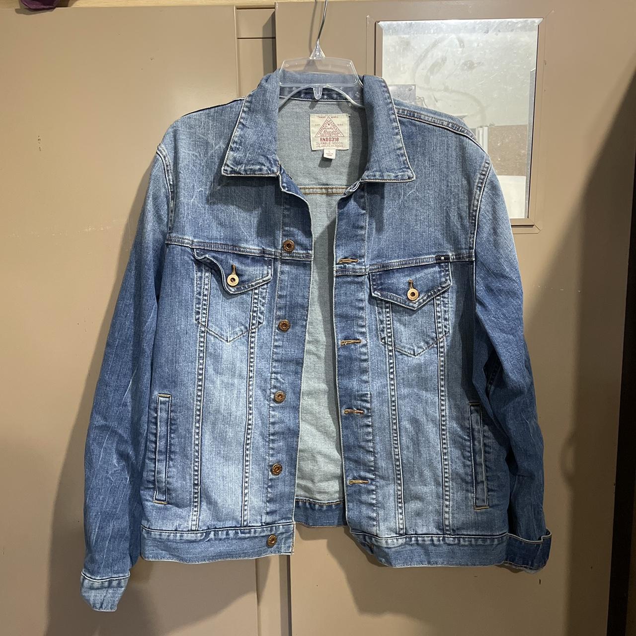 Lucky Brand denim jacket / jean jacket - Size - Depop