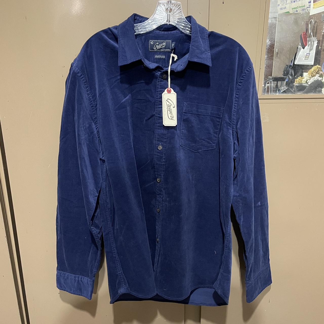 Grayers Blue popular Corduroy Jacket