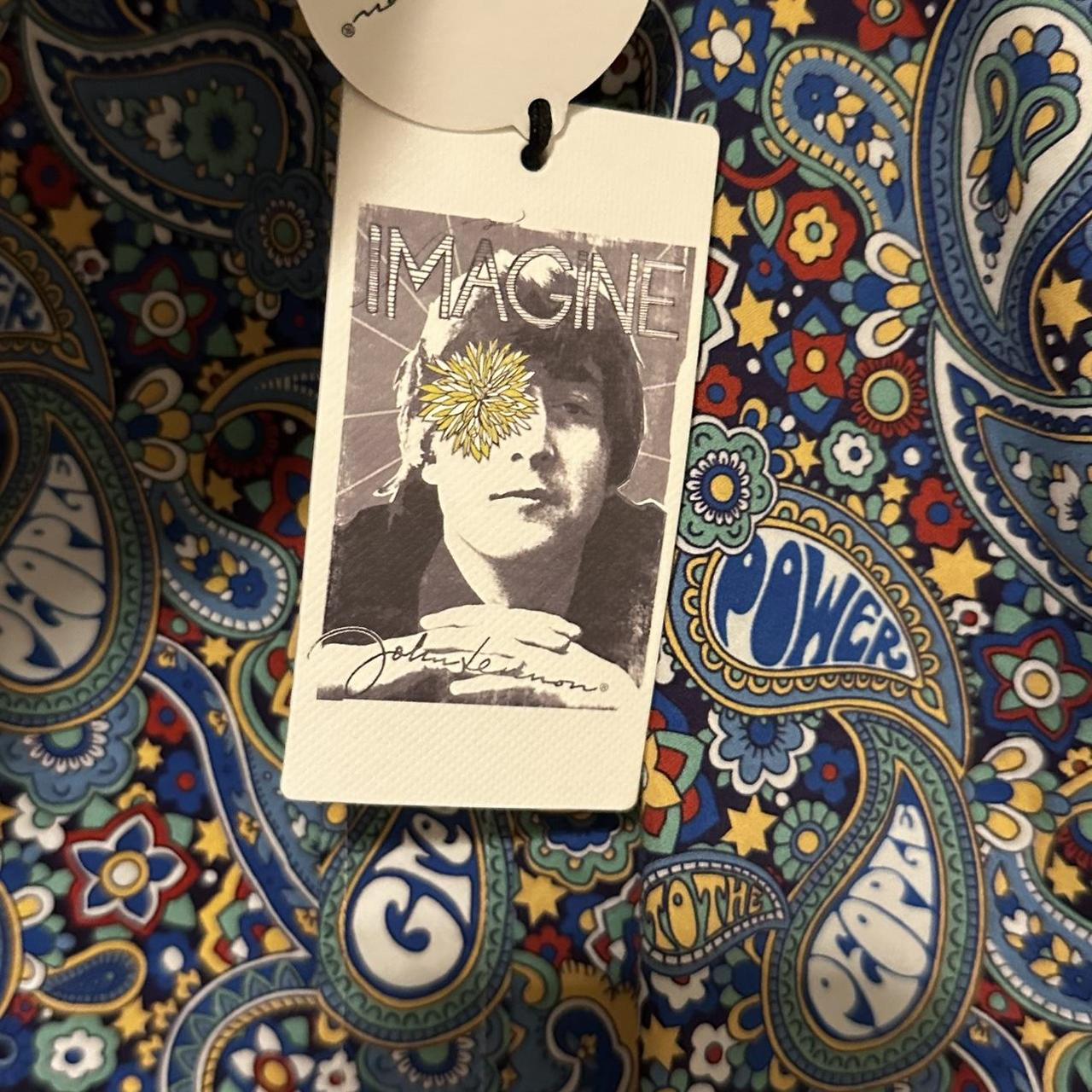 PRETTY GREEN x JOHN LENNON PAISLEY PRINT SHIRT (UK | Depop