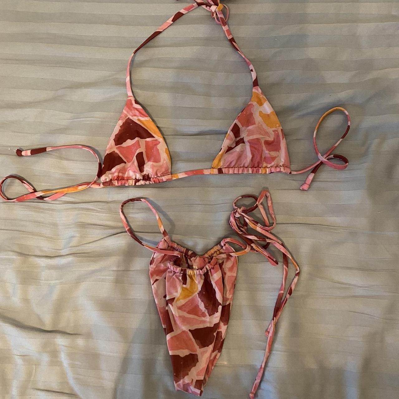Inamorata Women's Pink Bikinis-and-tankini-sets | Depop