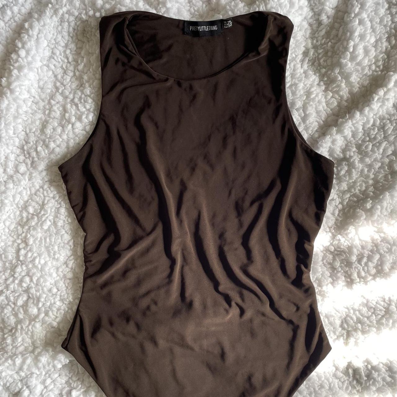 Chocolate brown PLT bodysuit size us 6 (fits - Depop