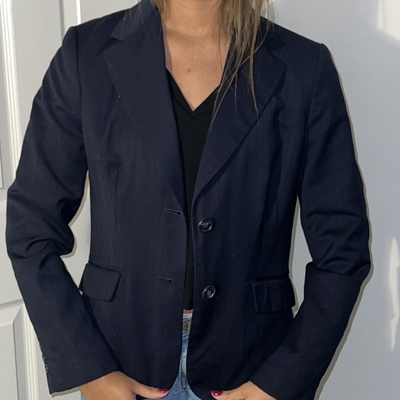 Ann taylor hot sale navy blazer