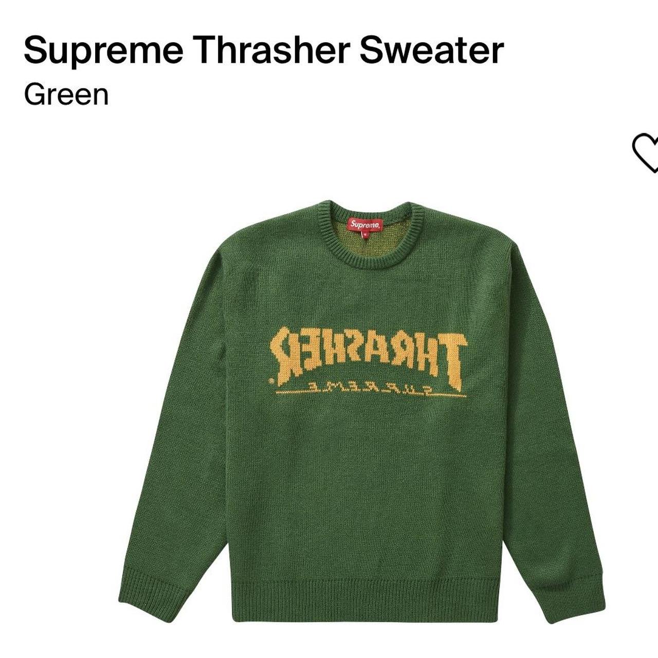 Supreme Thrasher Sweater FW21 Brand new only tried... - Depop