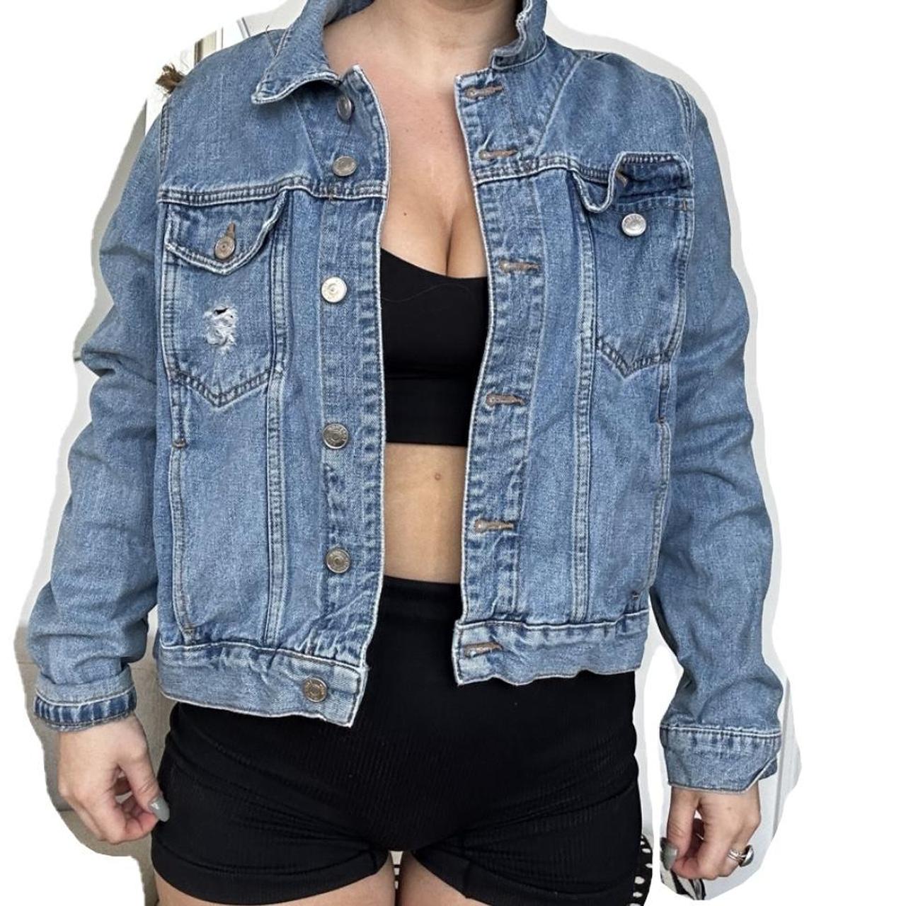 Topshop blue outlet jacket