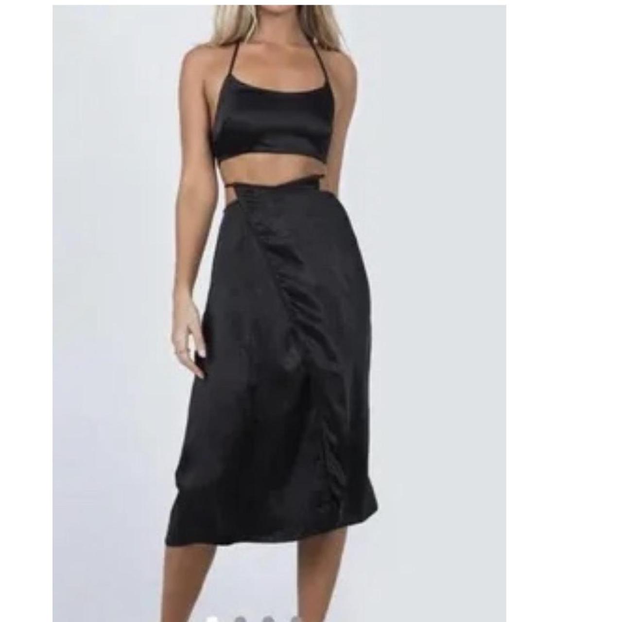 Princess Polly Women's Black Dress Depop