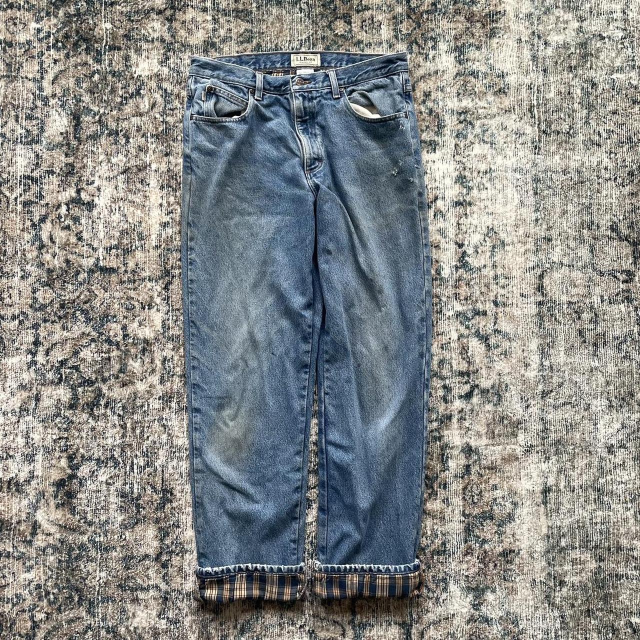 Description Vintage Distressed L L Bean Flannel Depop