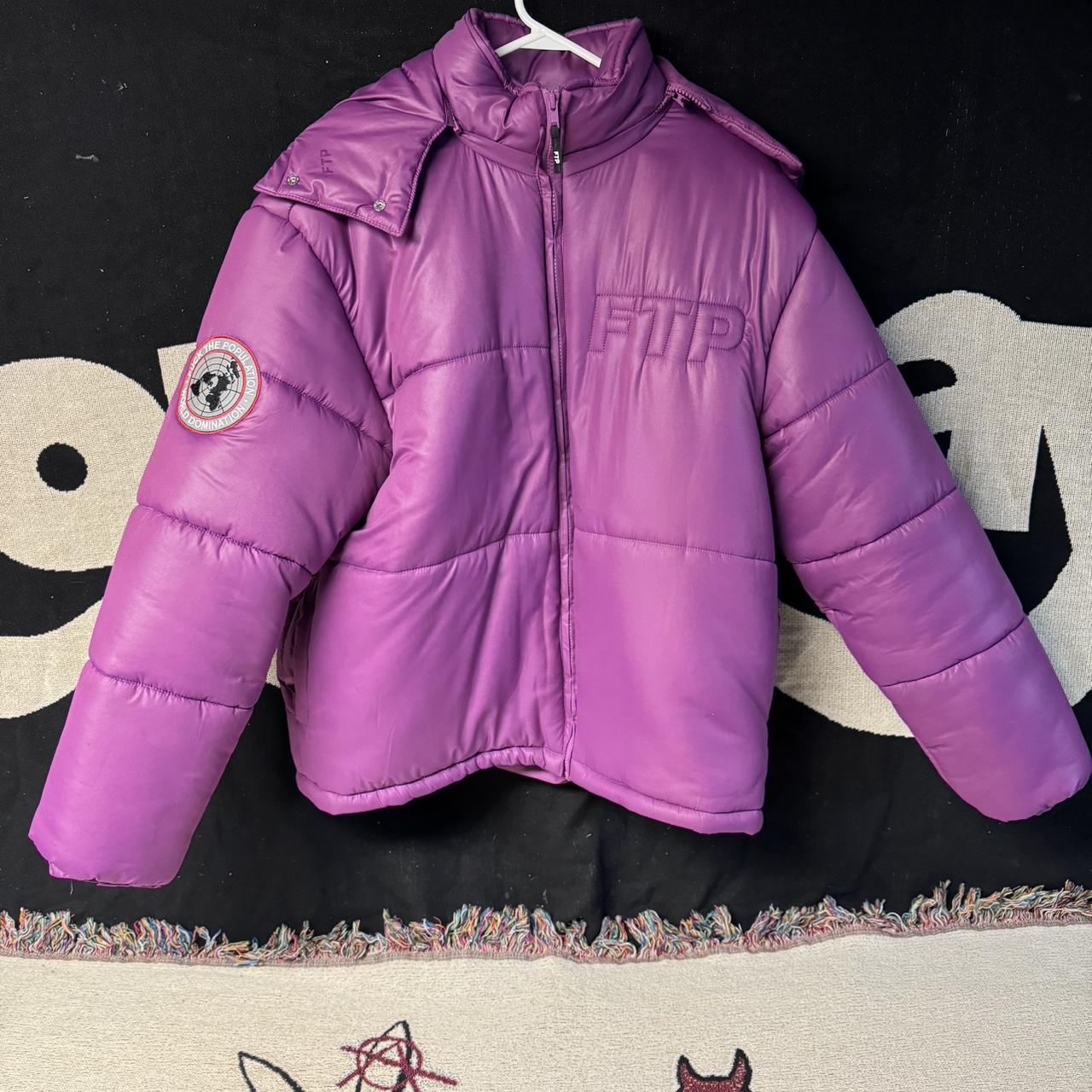 オンライン質屋 FTP world domination puffer jacket plum