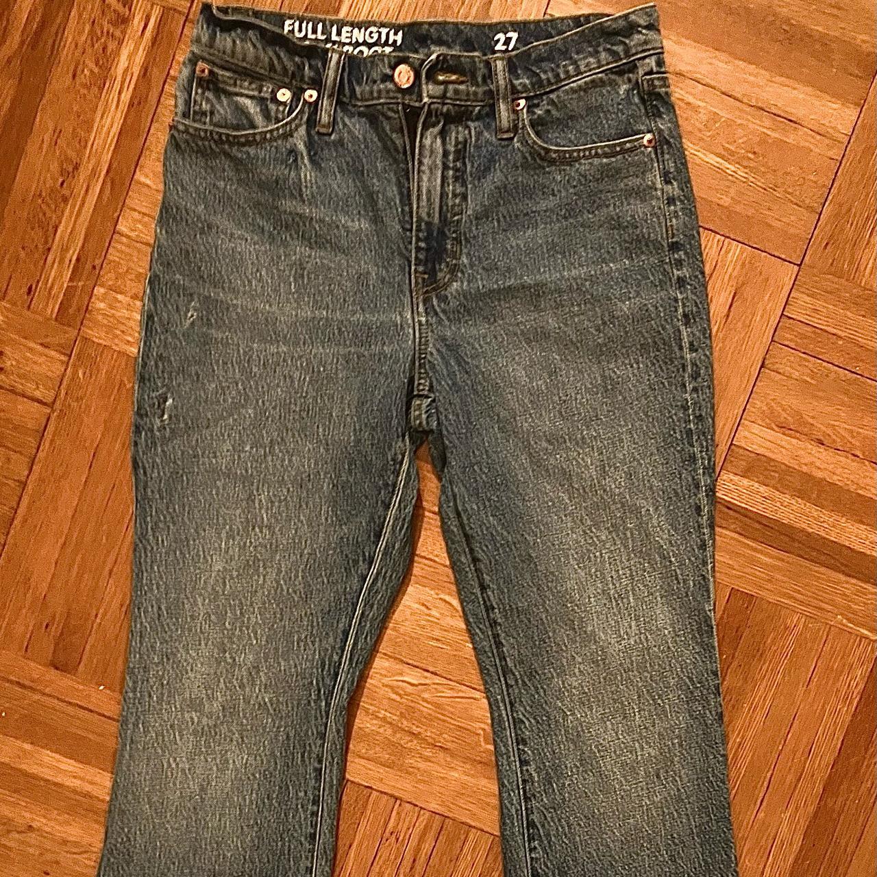 J.Crew Vintage acid/stonewash wash blue jeans. - Depop