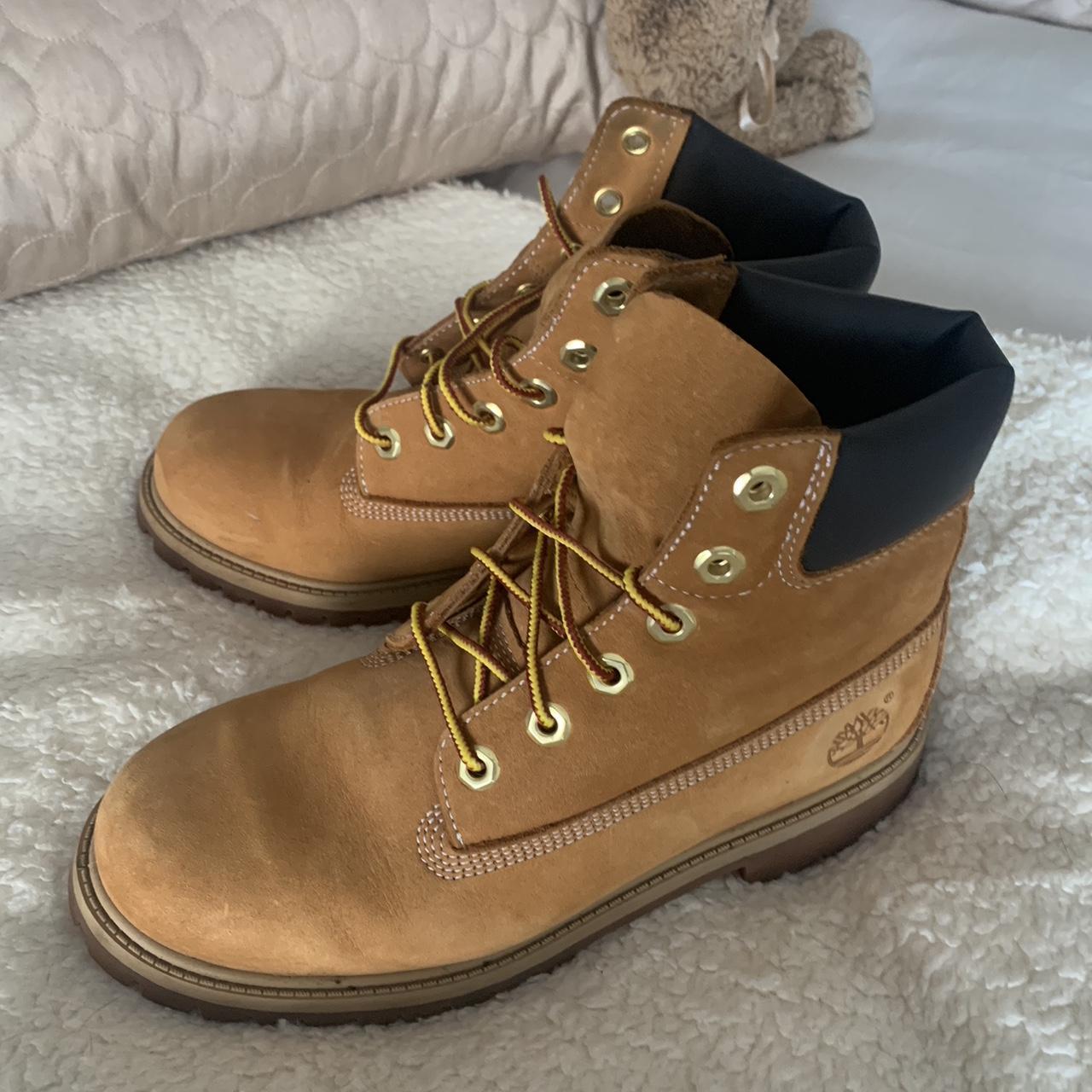 -Timberland boots -size 5 -amazing condition some... - Depop