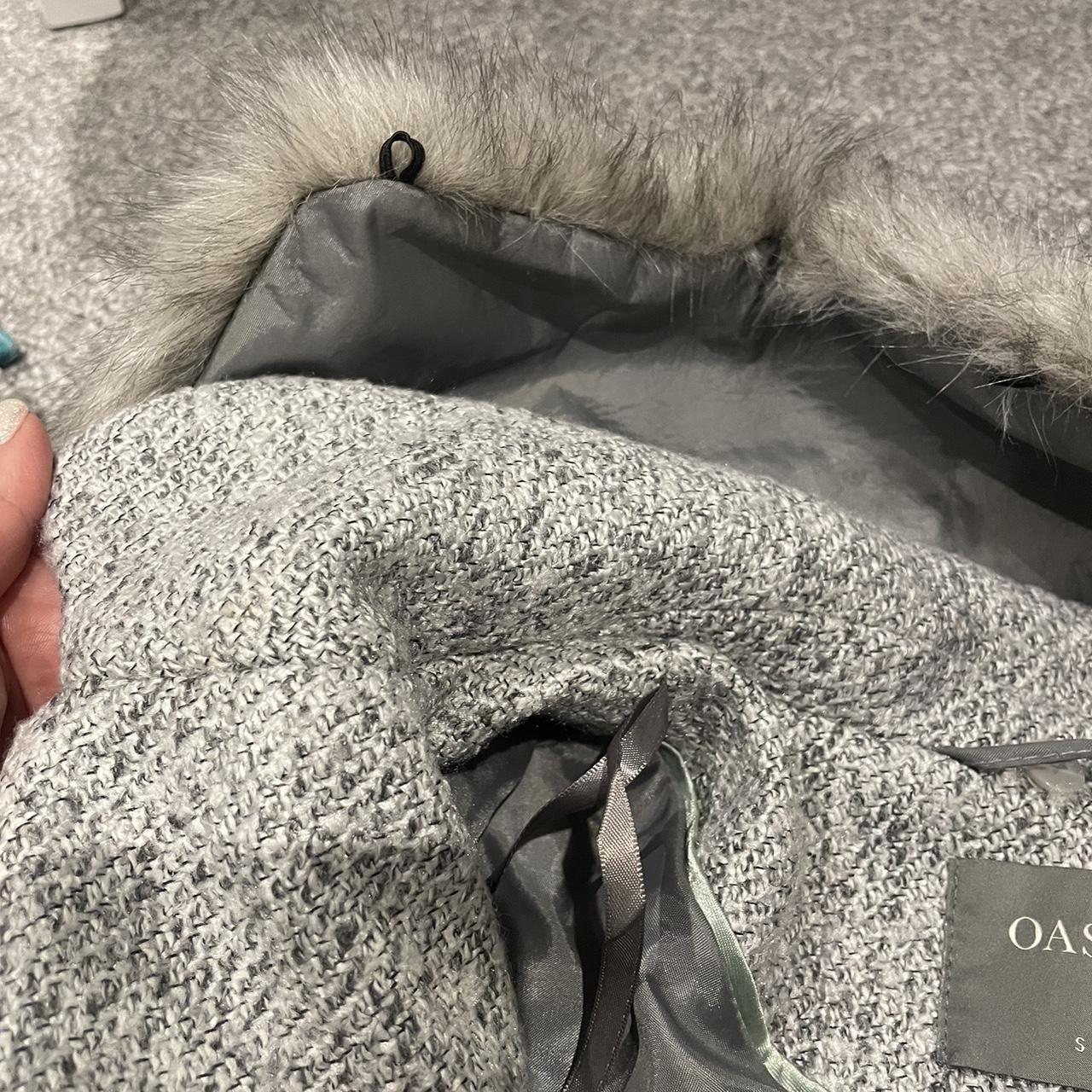 Oasis grey outlet coat