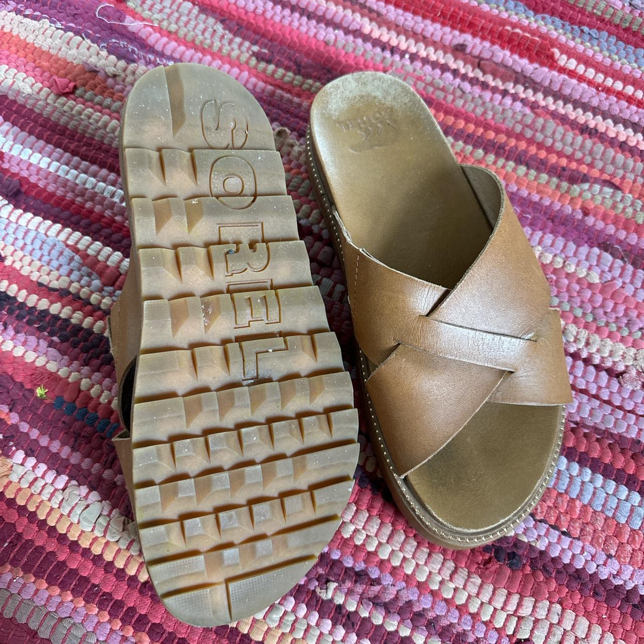 Sorel Women's Brown and Tan Sandals (2)