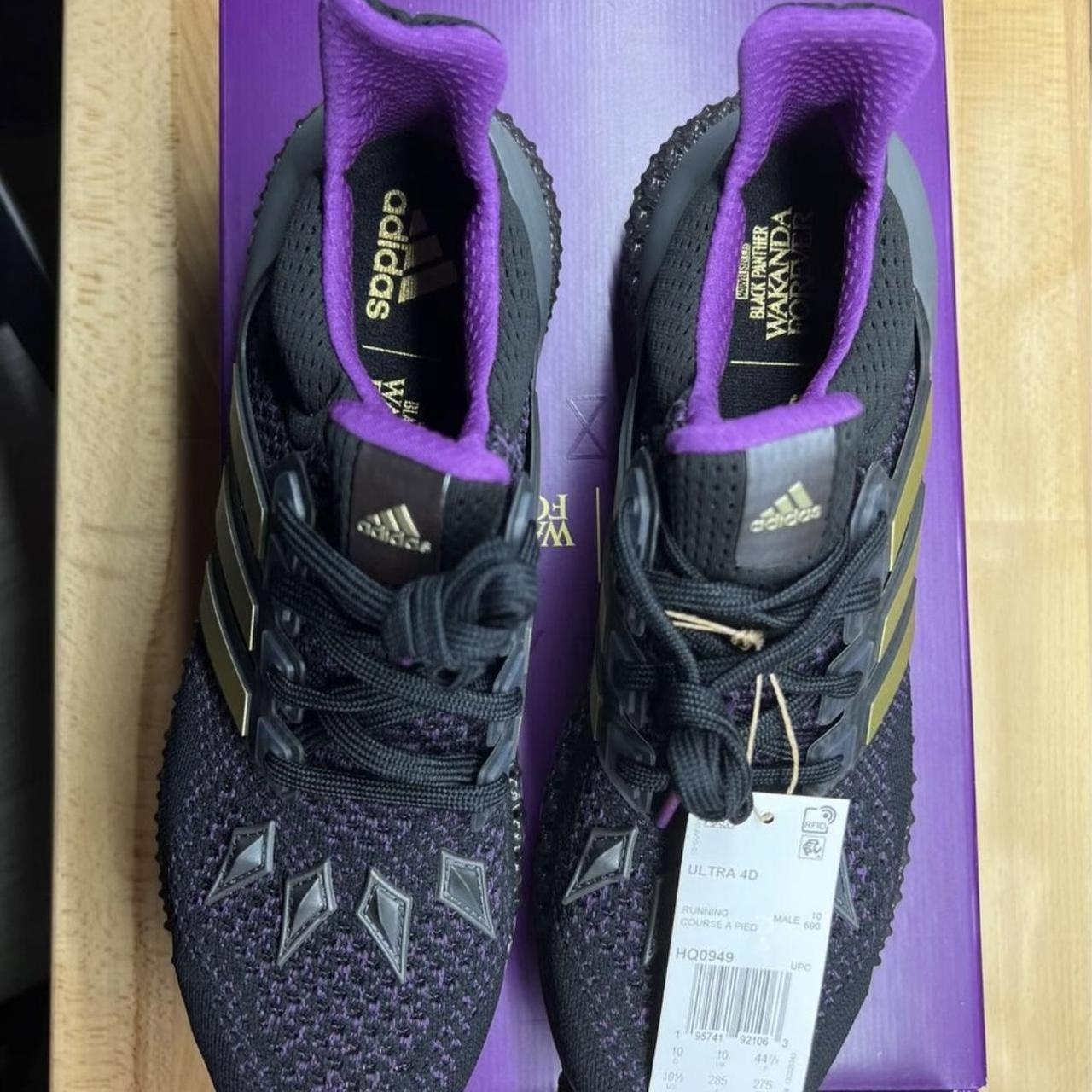 Adidas Ultra 4D x Black Panther Black Depop