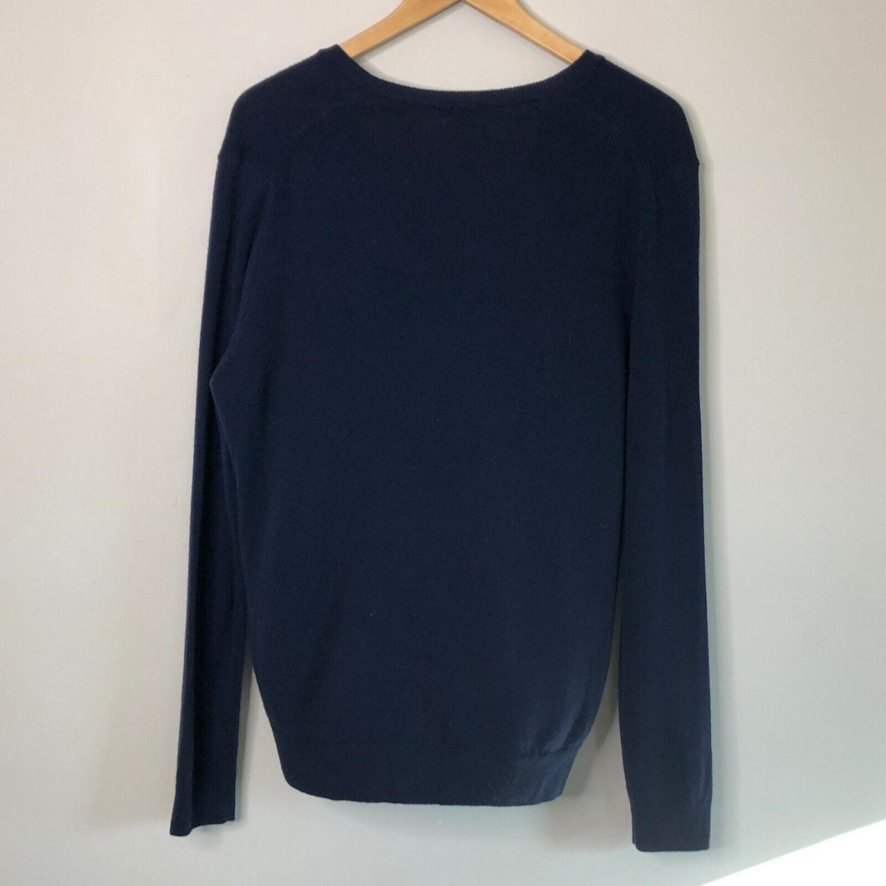 United Colors of Benetton Women's Blue Jumper | Depop