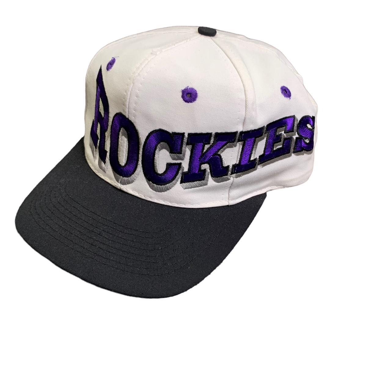 Vintage Logo 7 Colorado Rockies snapback hat in - Depop