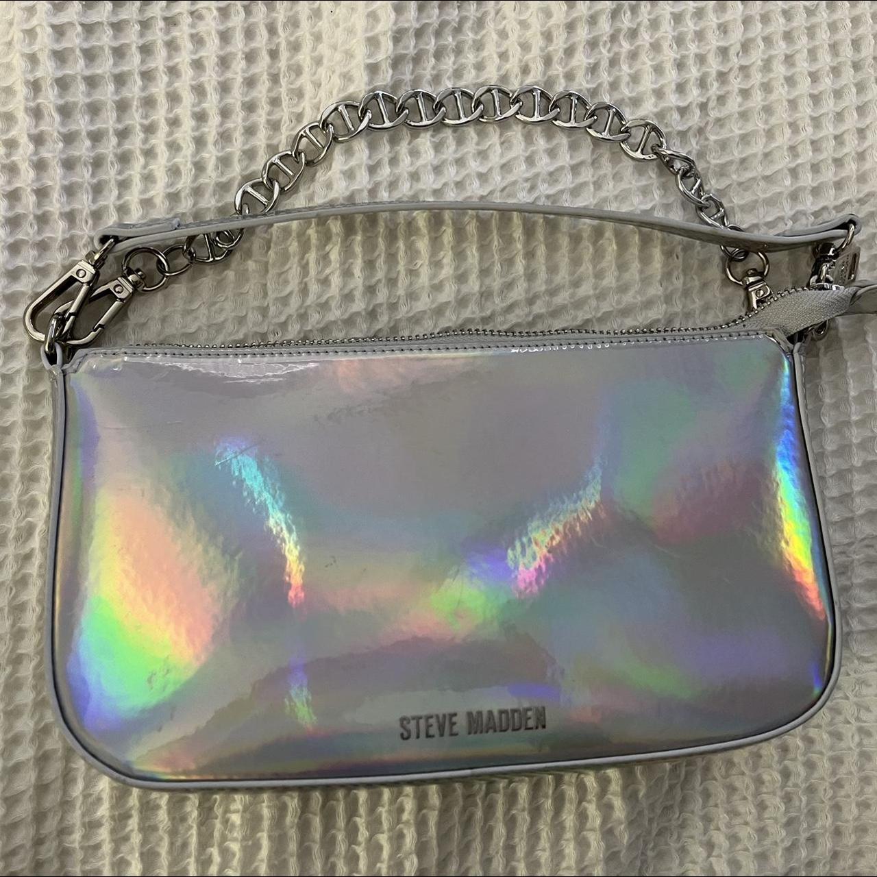 Steve Madden Iridescent shoulder bag w iridescent