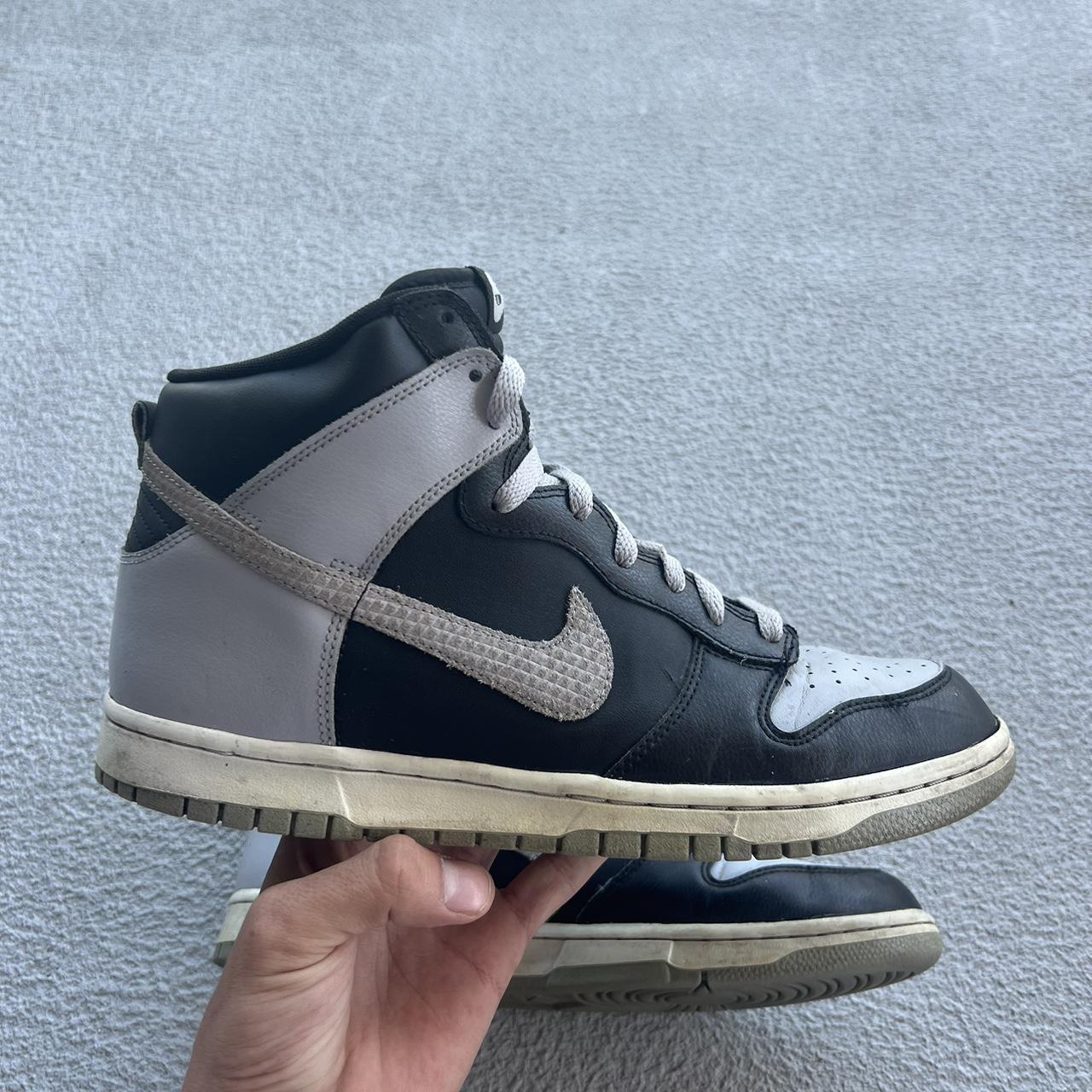 dunk high grey black