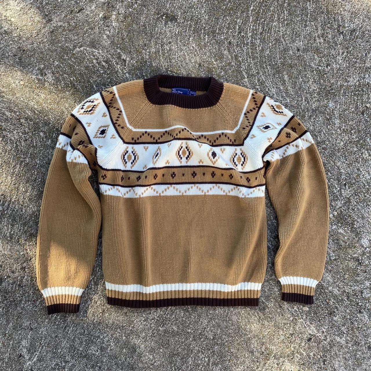 Vintage 70s JCPenney Unique Sweater Size L DM For Depop   P0 