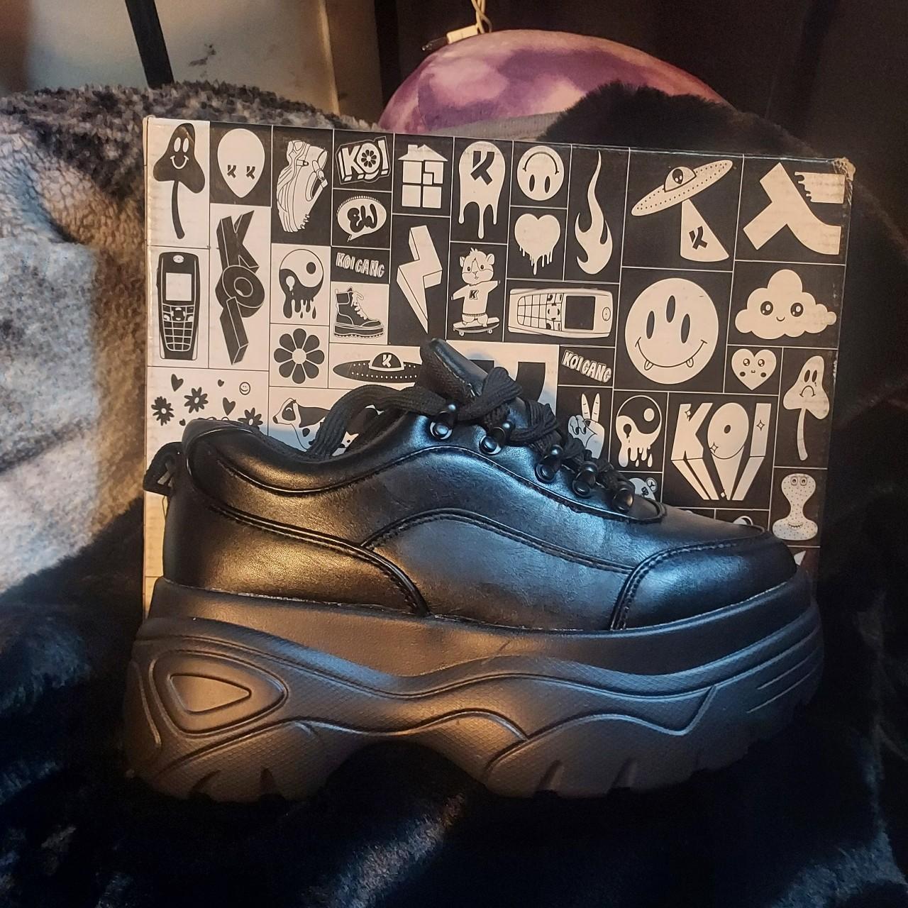 KOI Footwear Striker Chunky Bubble Trainers I... Depop