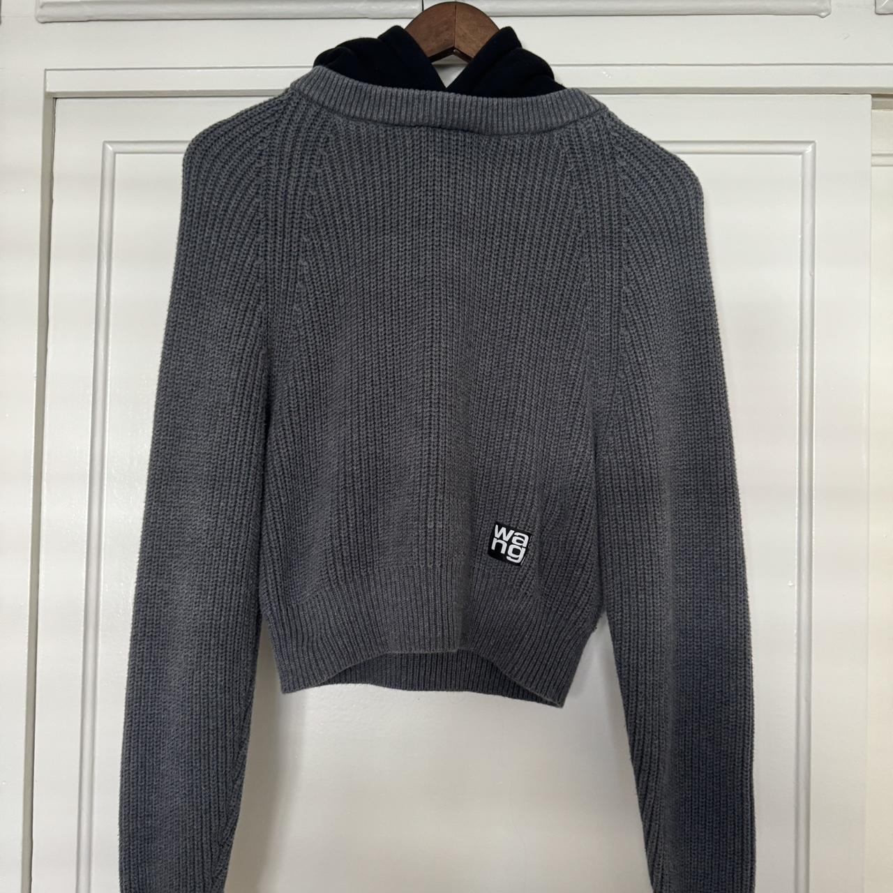 Alexander Wang T crew neck knitted sweater with... - Depop