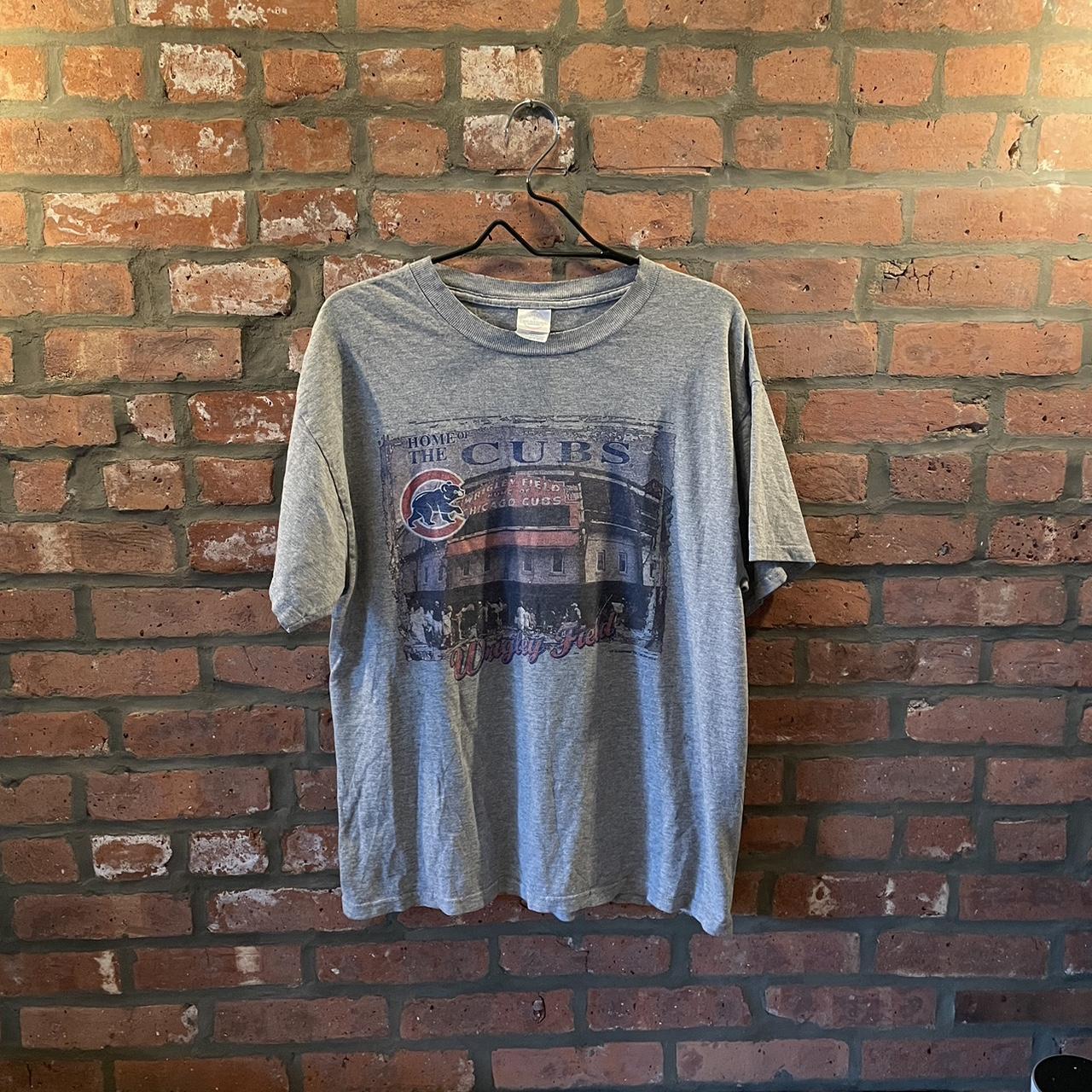 Vintage Chicago Cubs Wrigley Field Shirt Size - Depop