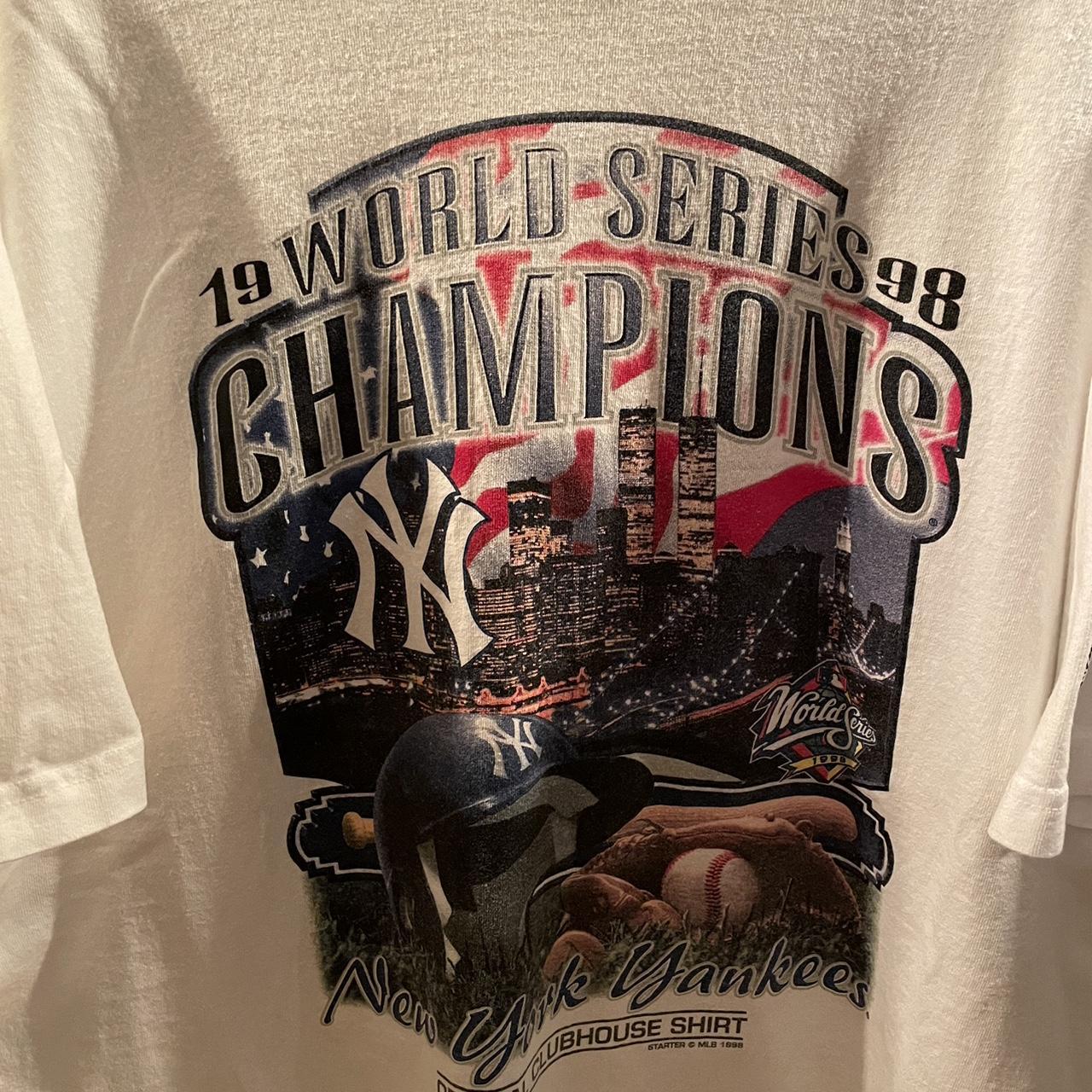 Vintage New York Yankees 1998 World Series Champions - Depop