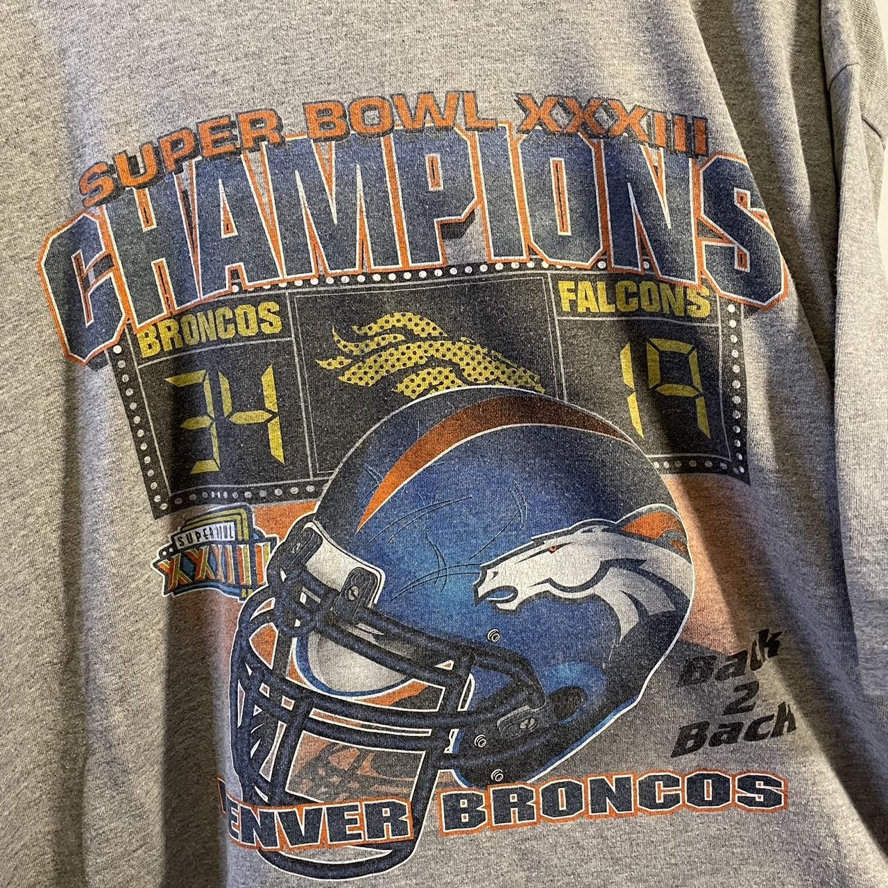 ☄️Vintage Denver Broncos Super Bowl XXIII Champions - Depop