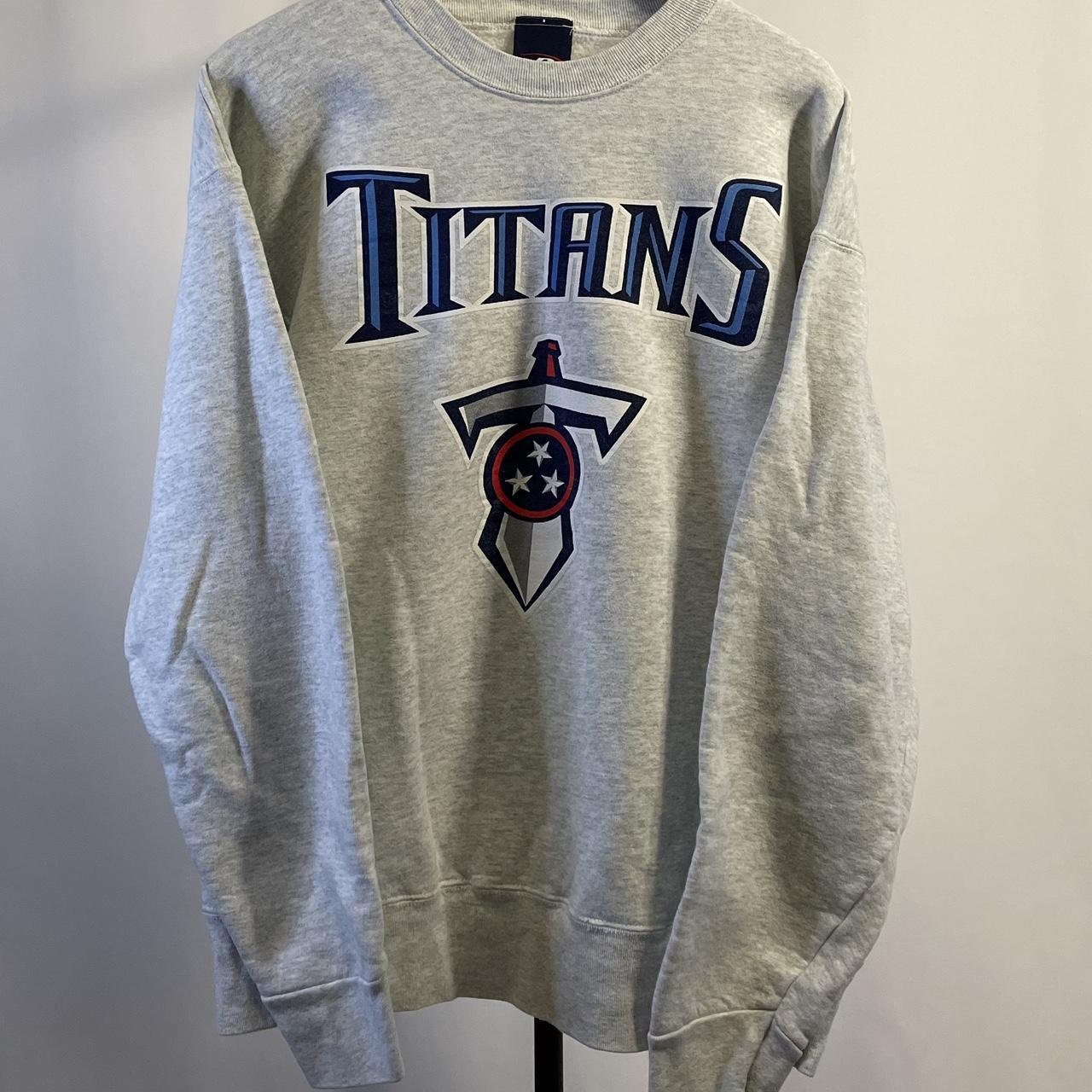 Tennessee Titans Zip Up Hoodie Size XXL - Depop