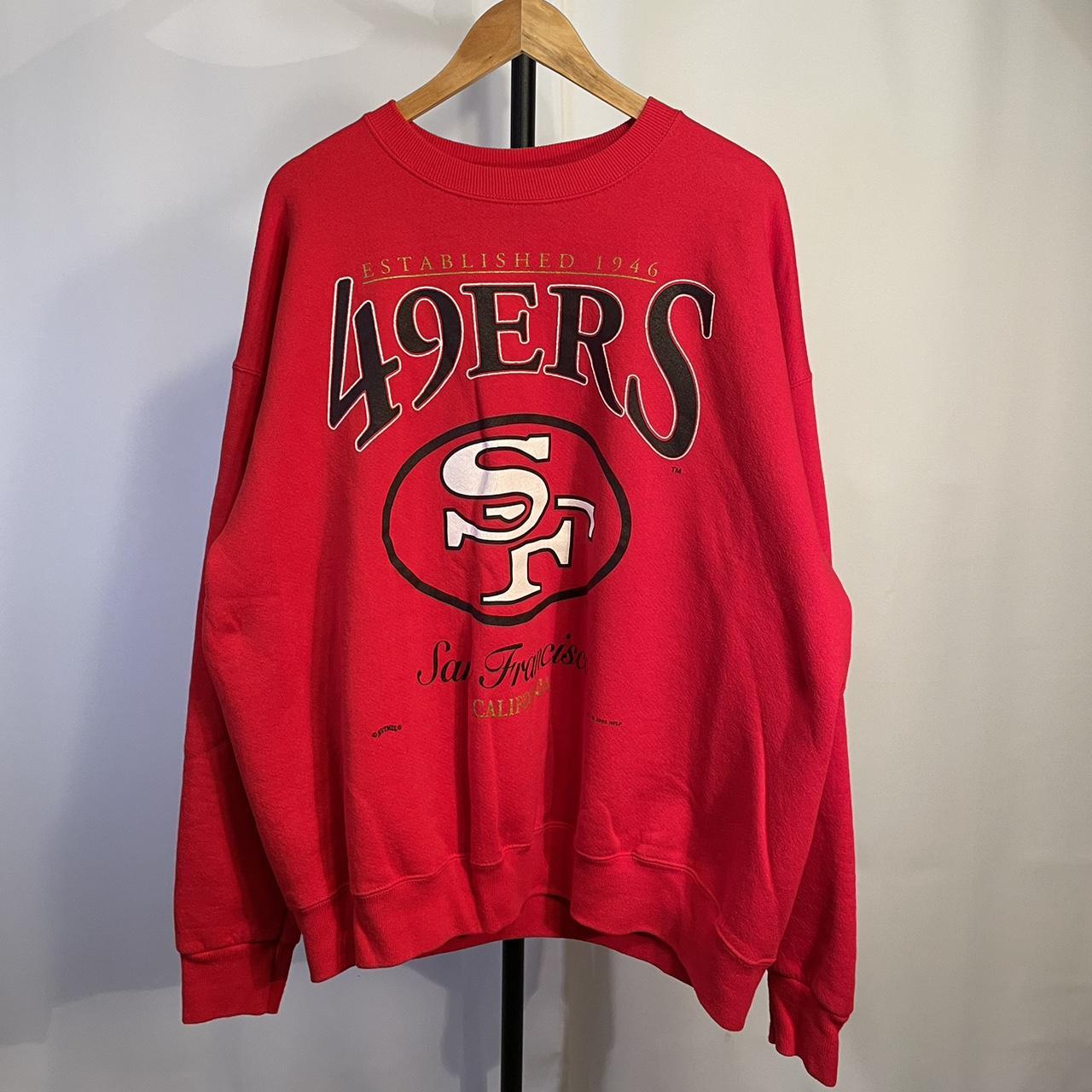 Vintage San Francisco 49ers lee sport sweatshirt XL... - Depop