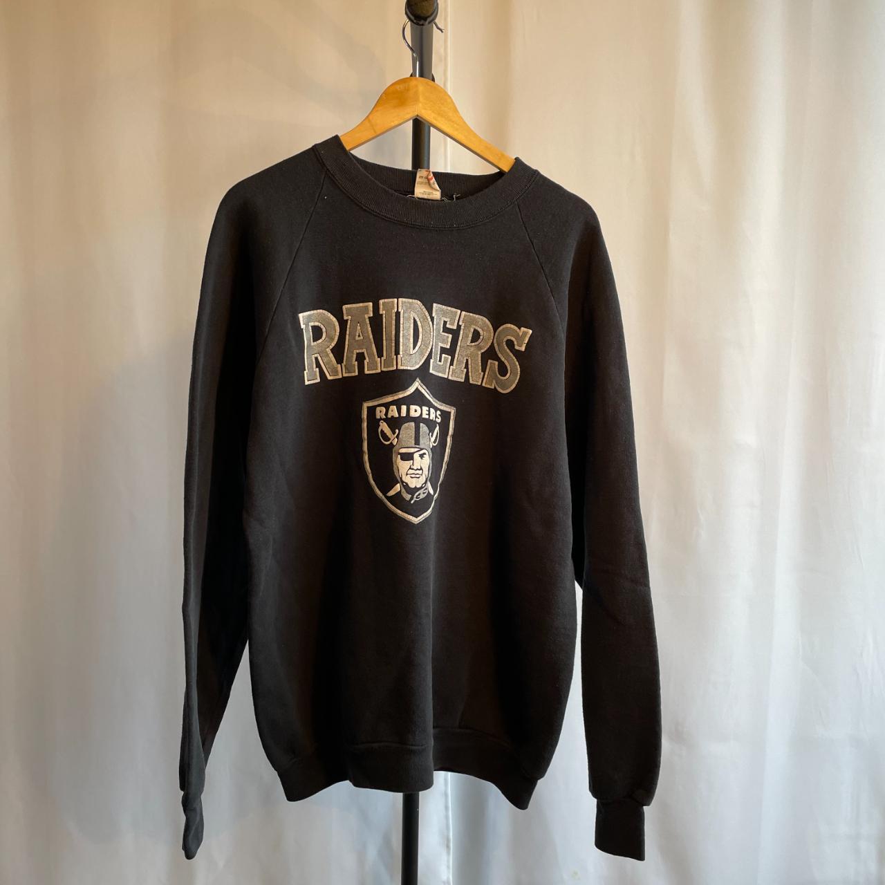 Vintage Los Angeles Raiders sweatshirt Tagged XXL... - Depop