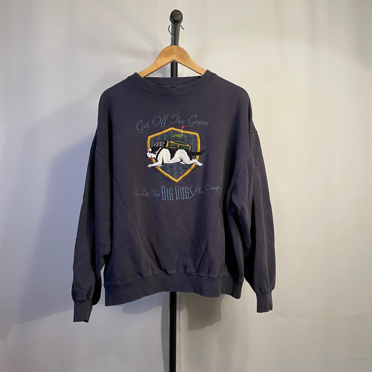 Vintage Big Dog Golf Sweatshirt XL Excellent... Depop