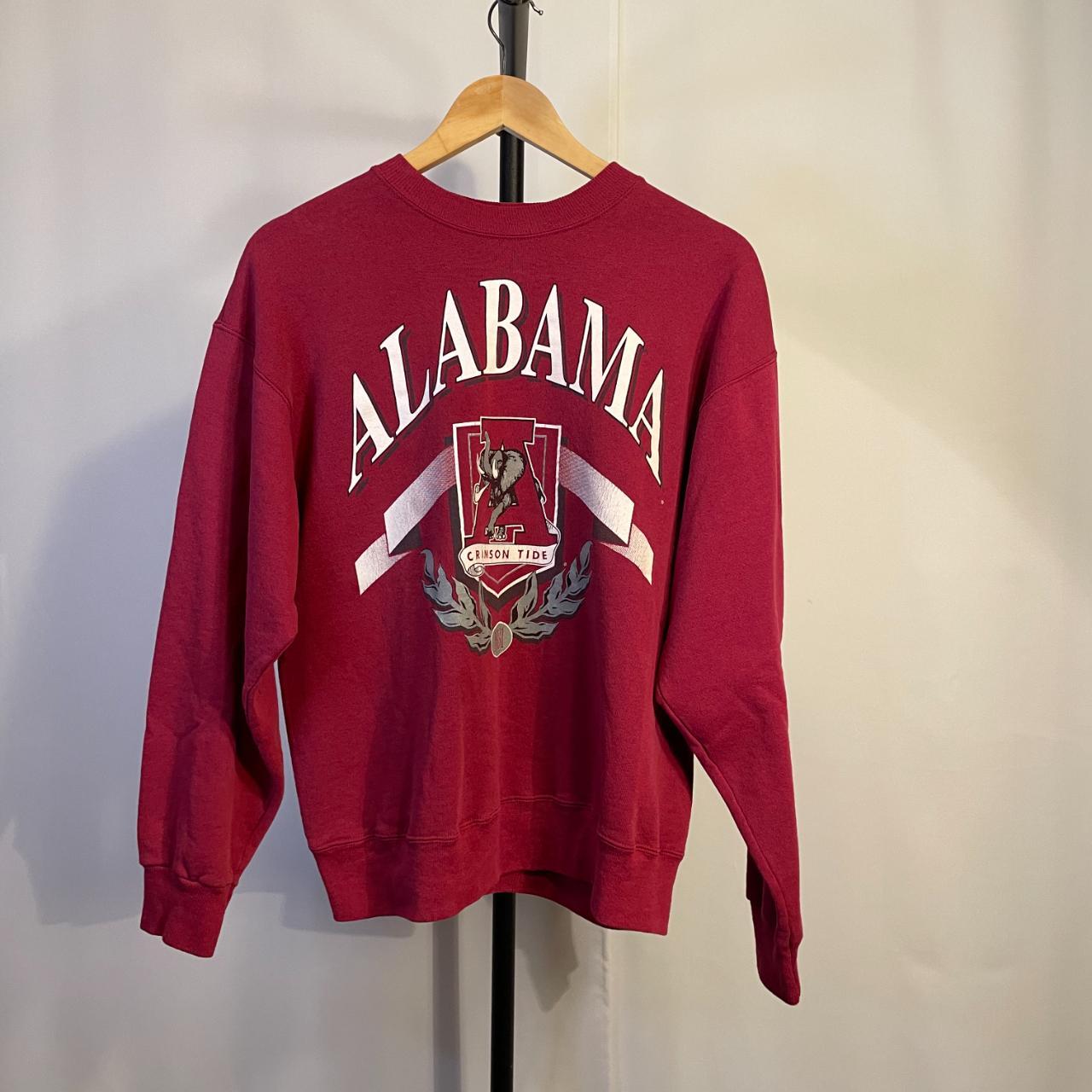 Vintage Alabama Crimson Tide Crewneck Sweatshirt... - Depop