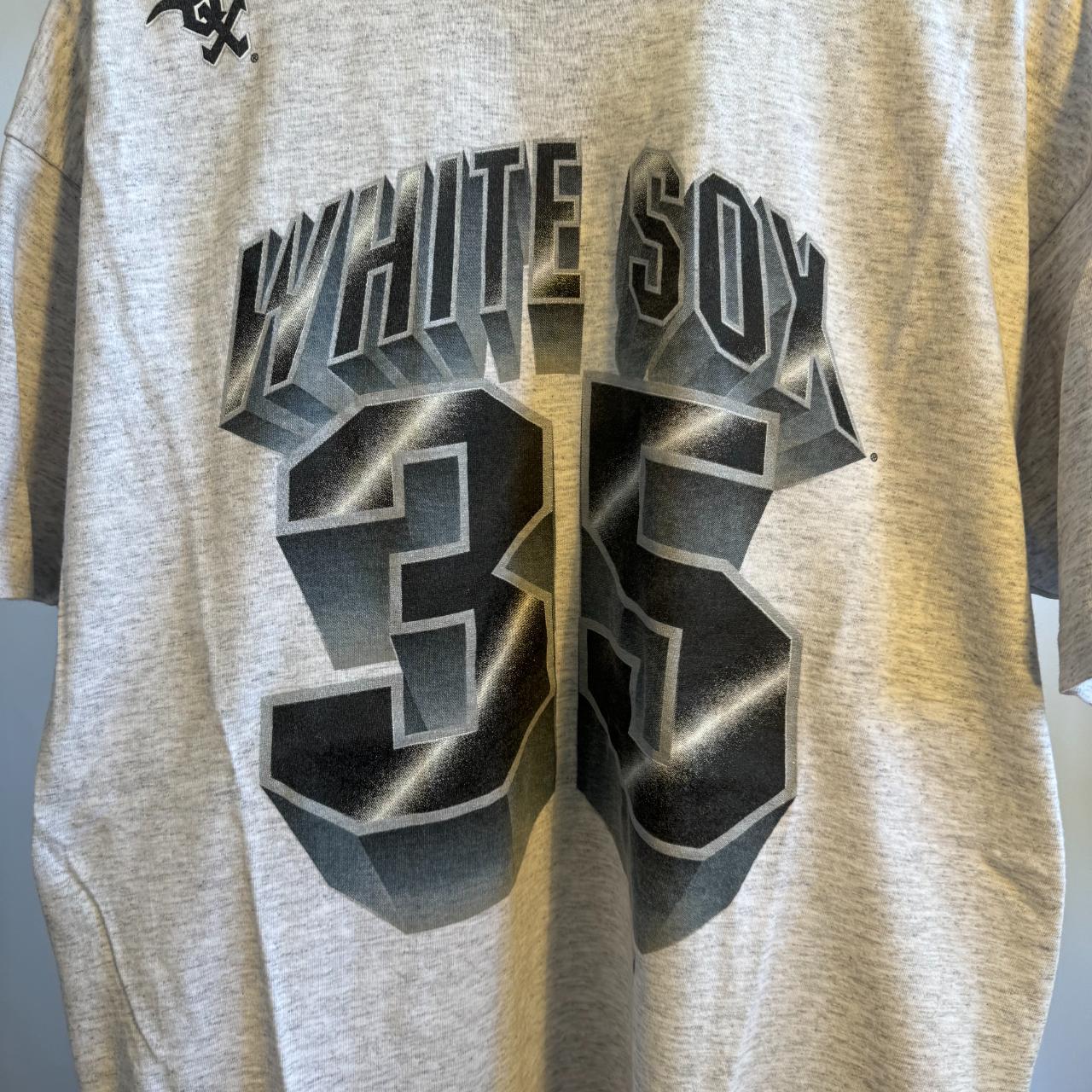 Vintage 90s Chicago White Sox Frank Thomas Salem... - Depop